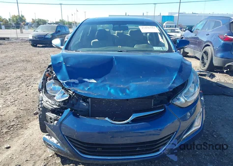 2016 Hyundai Elantra Value Edition из США, поврежденный, VIN KMHDH4AE2GU564761
